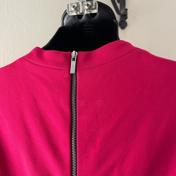 Classiques Entier Pink Two Way Back Zipper Dress NWT Size 4 - Picture 4 of 15